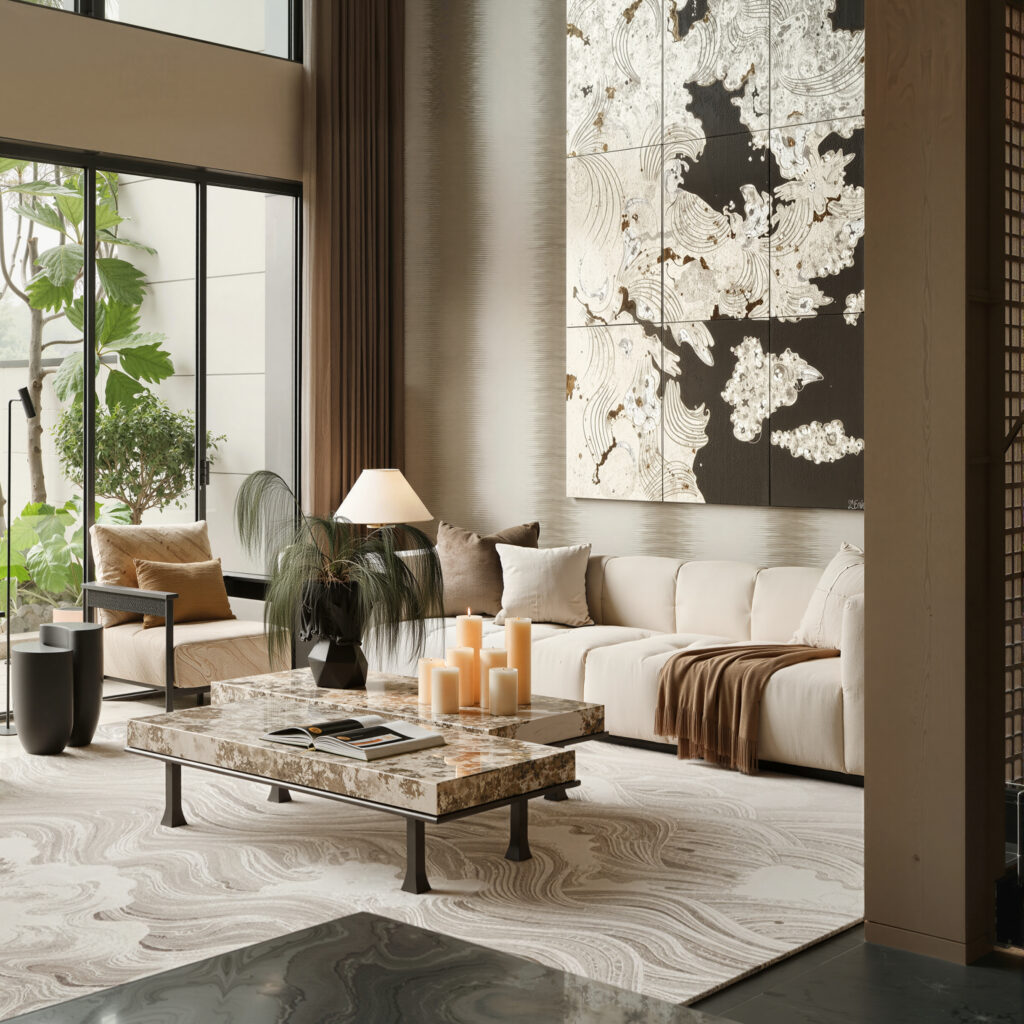 Thảm dệt máy Monsoon 4